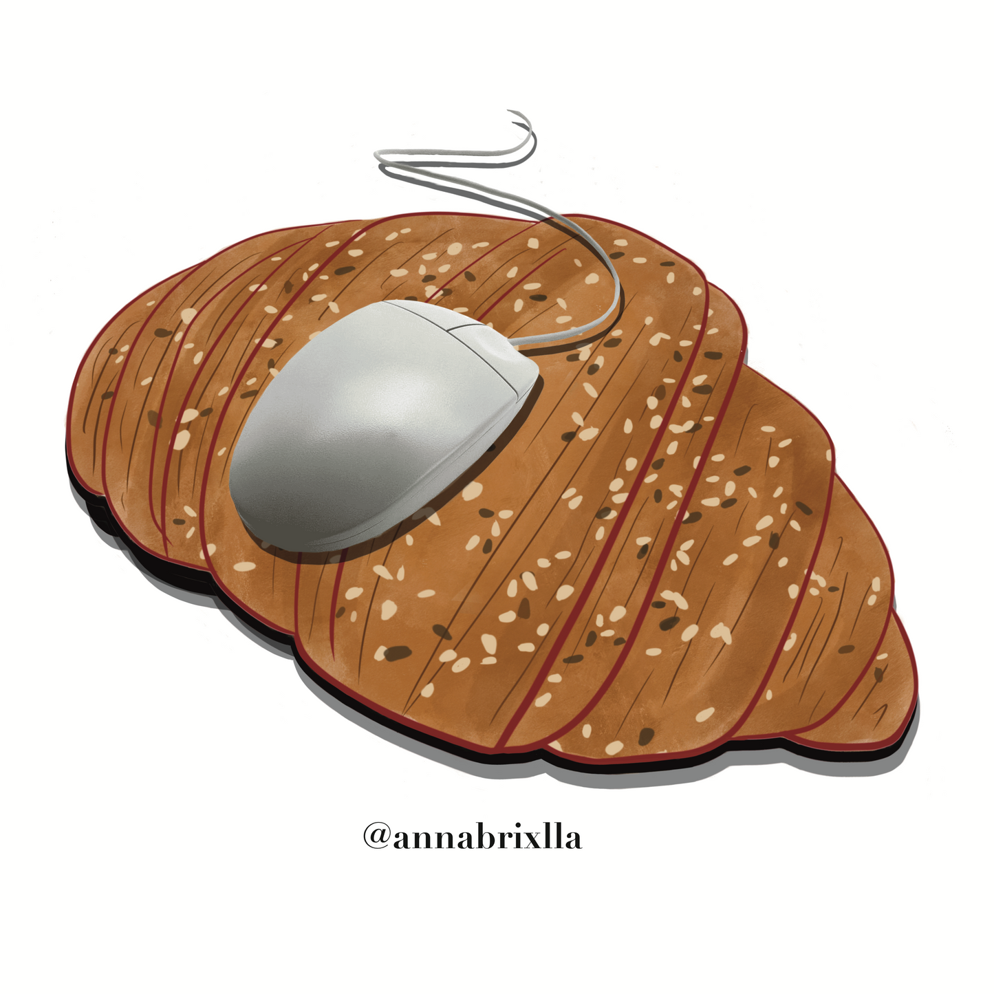 Croissant Mousepad