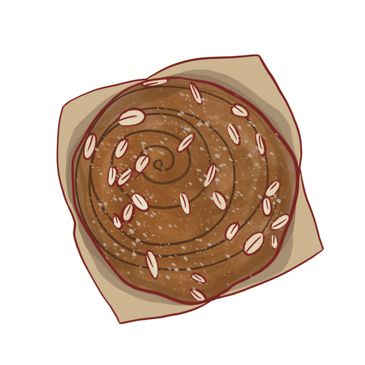 Oatmeal Muffin Sticker